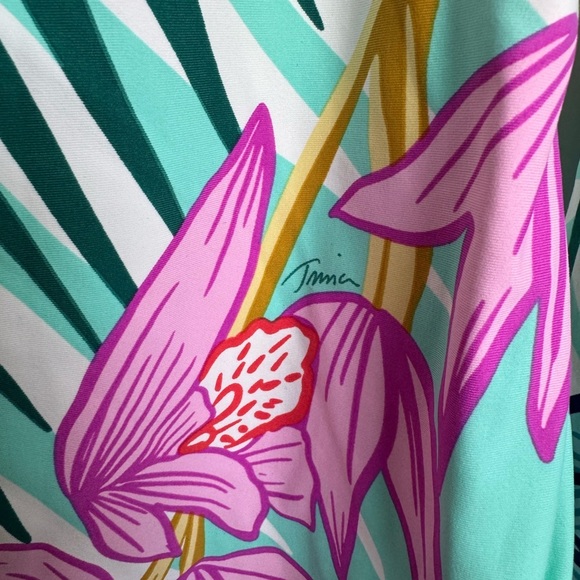 Trina Turk Women's Long Sleeve Zip Front swimsuit - Picture 3 of 12